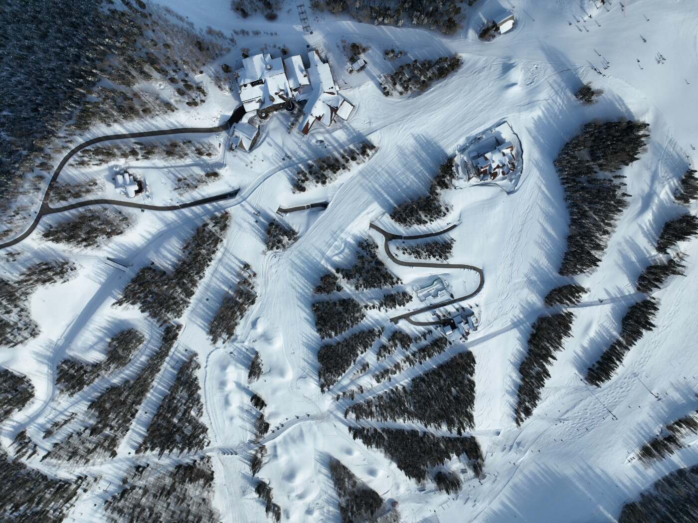 Top-down aerial of The Ridge